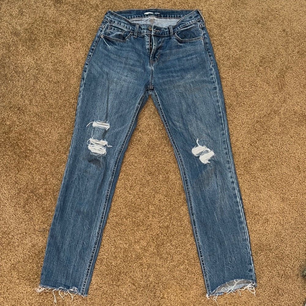 Old Navy boyfriend jeans size 4 ankle length